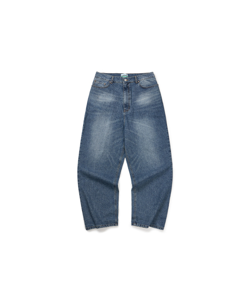 HIDDEN BEHIND(ヒドゥンビハインド)の「ワイドバギージーンズ(デニムパンツ・レディース・その他・MEDIUM/LARGE/X-LARGE)」の1枚目の写真