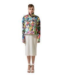 Graffiti Pattern Casual Jacket