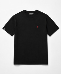 スモールハートクラシックモーダル半袖Tシャツ[ブラック]