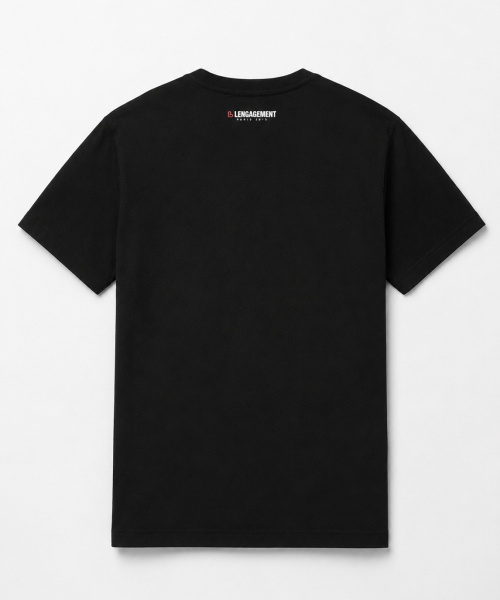 LENGAGEMENT（ランガージュマン）の「スモールハートクラシックモーダル半袖Tシャツ[ブラック]（Tシャツ/カットソー・レディース・その他・MEDIUM/LARGE/X-LARGE）」の4枚目の写真