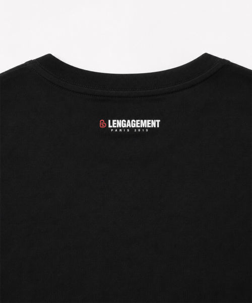 LENGAGEMENT（ランガージュマン）の「スモールハートクラシックモーダル半袖Tシャツ[ブラック]（Tシャツ/カットソー・レディース・その他・MEDIUM/LARGE/X-LARGE）」の5枚目の写真