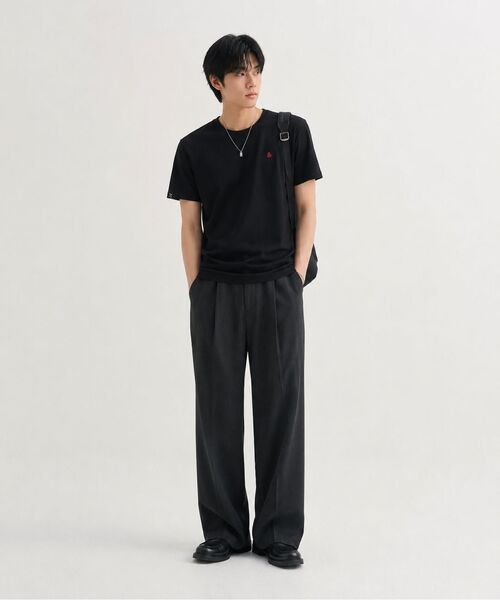 LENGAGEMENT（ランガージュマン）の「スモールハートクラシックモーダル半袖Tシャツ[ブラック]（Tシャツ/カットソー・レディース・その他・MEDIUM/LARGE/X-LARGE）」の6枚目の写真