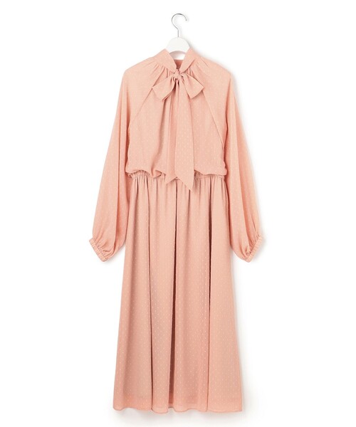 APPLAUDIR】ドットクレープシフォン ドレス（ドレス）｜23区（ニジュウ