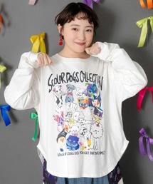 ScoLar | ScoLar(スカラー) スカラーわんちゃんコレクション柄ロンT(Tシャツ/カットソー)