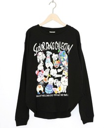 ScoLar(スカラー) スカラーわんちゃんコレクション柄ロンT