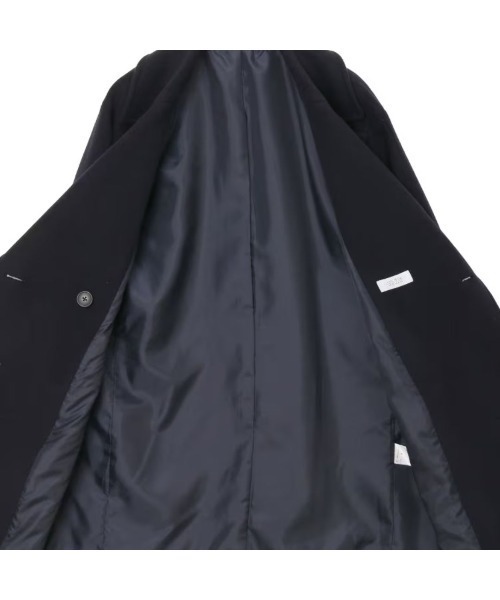 AOYAMA（アオヤマ）の「【カシミヤブレンド】ウールショート丈Pコート（ピーコート・レディース・ネイビー・M）」の8枚目の写真