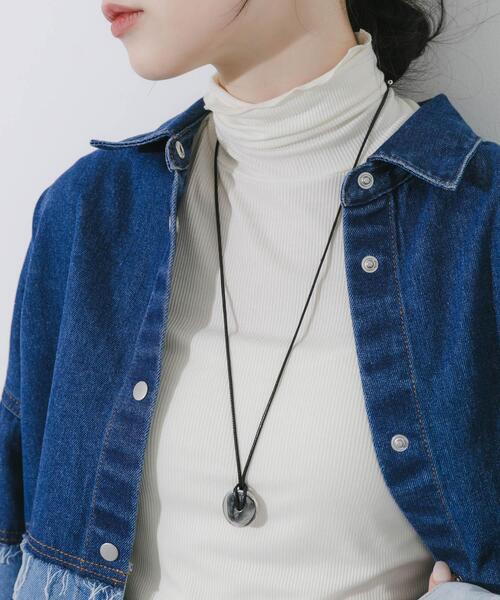 SMELLY（スメリー）の「メタルラウンドコードネックレス（ネックレス・レディース・シルバー系その他・-）」の2枚目の写真