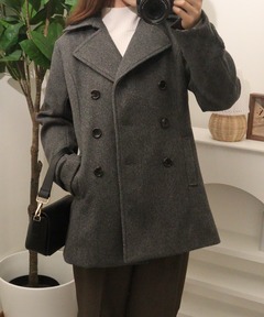 OVER SHOULDER PEAKED LAPEL COAT（テーラードジャケット）｜CLANE