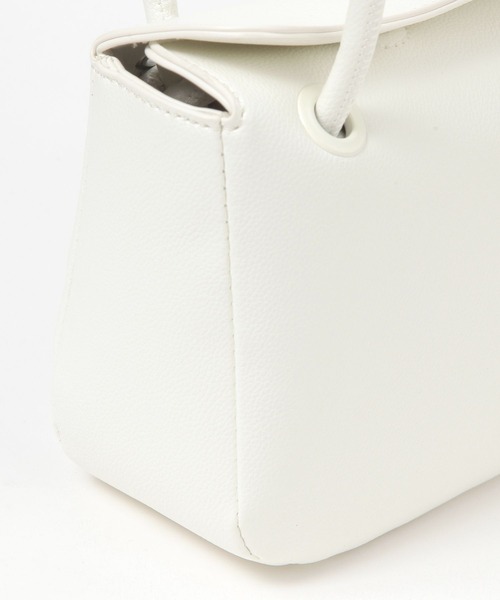 A part by（アパートバイ）の「スクエアハンドバッグ（ショルダーバッグ・レディース・アイボリー/ブラック・FREE）」の16枚目の写真
