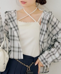 continuer de NICE CLAUP（コンティニューデナイスクラップ）の「カップ付きマルチWAYキャミ（キャミソール）」