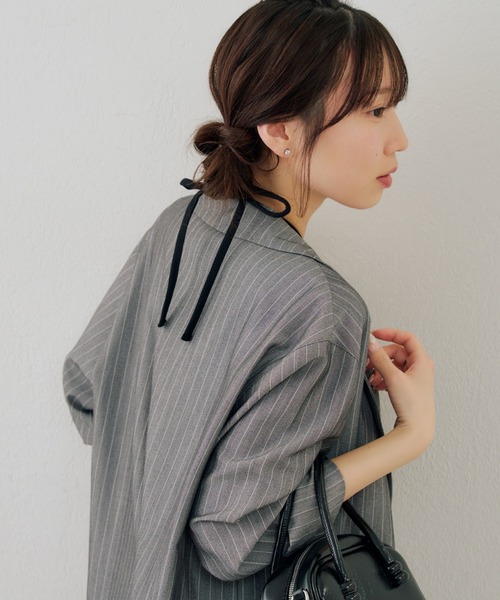 continuer de NICE CLAUP(コンティニューデナイスクラップ)の「カップ付きマルチWAYキャミ(キャミソール・レディース・ブラック/アイボリー/その他11/ドット・FREE)」の18枚目の写真