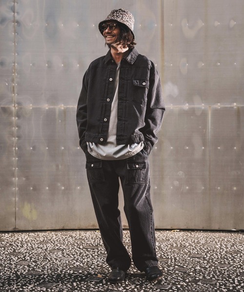 WONDER WALL MOTEL(ワンダーウォールモーテル)の「mp14449-AGING BLACK DENIM BUSH PANTS ブラックデニムブッシュパンツ(26SSPT006)(デニムパンツ・メンズ・ブラック・XL/L/M/S)」の8枚目の写真