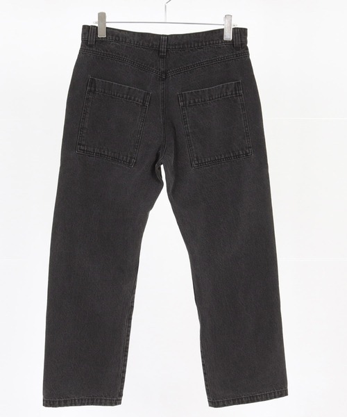 WONDER WALL MOTEL(ワンダーウォールモーテル)の「mp14449-AGING BLACK DENIM BUSH PANTS ブラックデニムブッシュパンツ(26SSPT006)(デニムパンツ・メンズ・ブラック・XL/L/M/S)」の15枚目の写真
