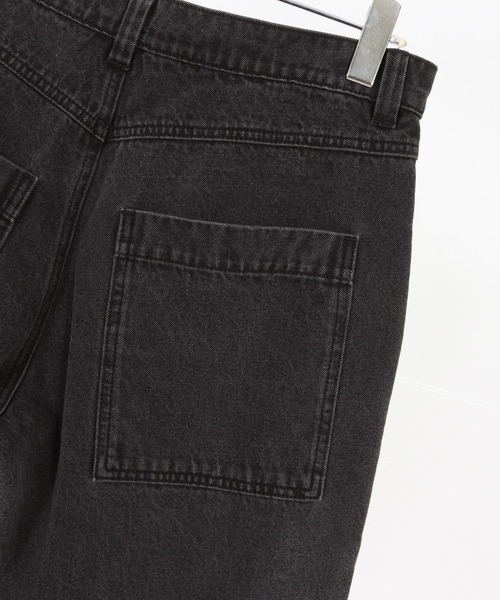 WONDER WALL MOTEL(ワンダーウォールモーテル)の「mp14449-AGING BLACK DENIM BUSH PANTS ブラックデニムブッシュパンツ(26SSPT006)(デニムパンツ・メンズ・ブラック・XL/L/M/S)」の21枚目の写真