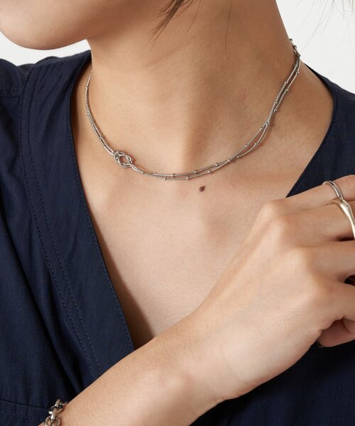 Jena espace merveilleux（ジェナ　エスパスメルヴェイユ）の「ムスビナローネックレス（リング・レディース・ゴールド・FREE）」の6枚目の写真