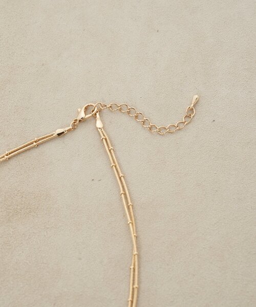 Jena espace merveilleux（ジェナ　エスパスメルヴェイユ）の「ムスビナローネックレス（リング・レディース・ゴールド・FREE）」の3枚目の写真