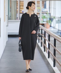 studio CLIP | 【WEB限定】キーネックフォルムワンピース《オケージョン2026SS》(ワンピース)