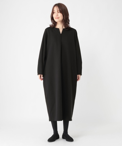 WEB限定】キーネックフォルムワンピース《オケージョン2026SS
