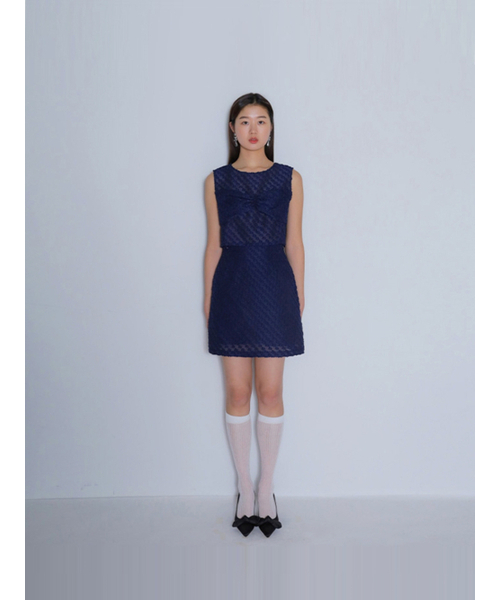 BOMNAL BOUTIQUE(ボムナルブティック)の「ツイストスカート_ネイビー(スカート・レディース・その他・SMALL/MEDIUM)」の1枚目の写真
