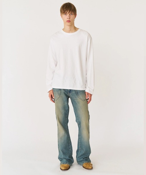 Stockholm Surfboard Club(ストックホルムサーフボードクラブ)の「Stockholm Surfboard Club/ストックホルムサーフボードクラブ 長袖Tシャツ Back Logo Longsleeve(Tシャツ/カットソー・メンズ・ブラック/ホワイト・M/L/XL/S)」の12枚目の写真