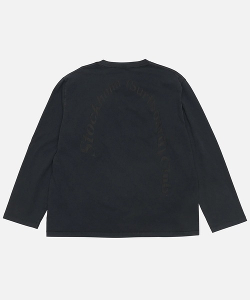 Stockholm Surfboard Club(ストックホルムサーフボードクラブ)の「Stockholm Surfboard Club/ストックホルムサーフボードクラブ 長袖Tシャツ Back Logo Longsleeve(Tシャツ/カットソー・メンズ・ブラック/ホワイト・M/L/XL/S)」の8枚目の写真