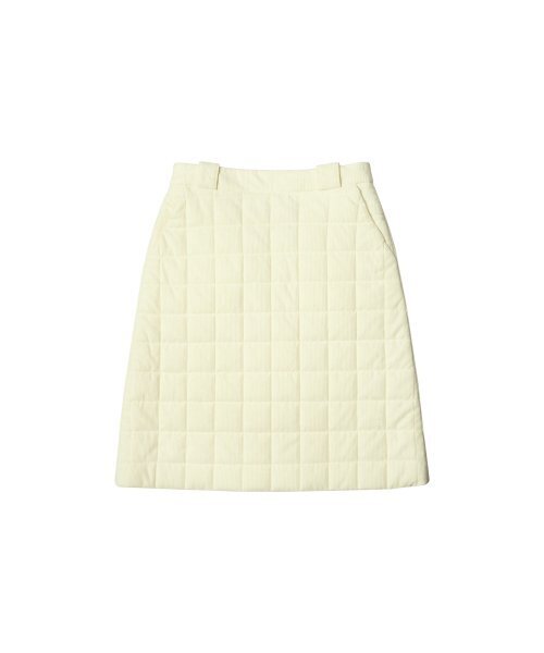 VANONE ATELIER(バノンアトリエ)の「P3168 Square quilting skirt_Ivory(スカート・レディース・アイボリー・S/M)」の2枚目の写真