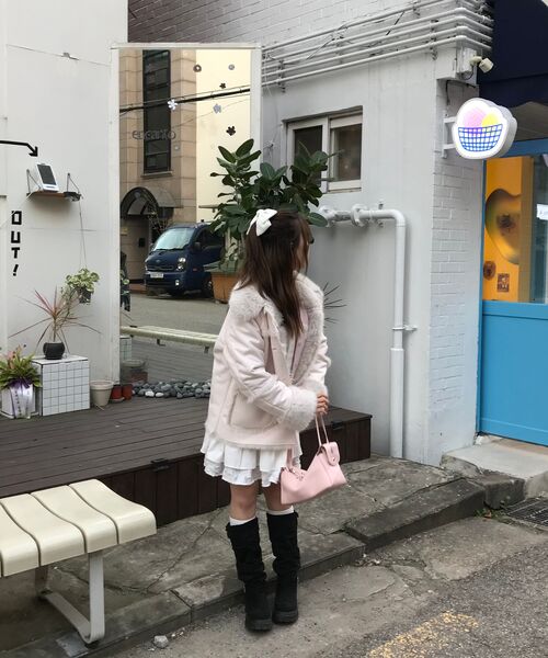 BELLOL（ベロエル）の「Ruffle layered shirt dress IVORY（ワンピース・レディース・その他・FREE）」の5枚目の写真