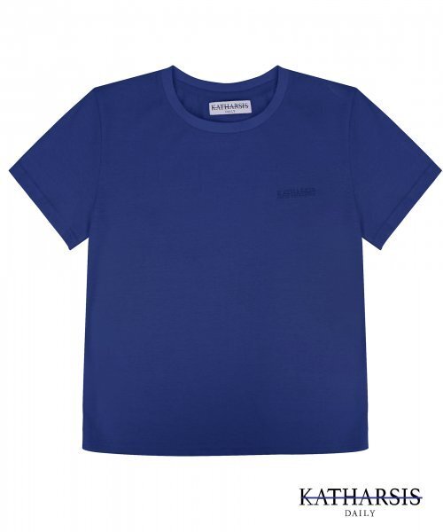 KATHARSIS(カタルシス)の「ベーシック半袖Tシャツ(コバルトブルー)_FREE(Tシャツ/カットソー・レディース・その他・FREE)」の1枚目の写真