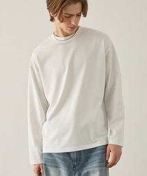 EASENCE | 【EASENCE】ボックスシルエット サイドスリット ベーシックロングスリーブTシャツ / UVカット＜COMFORT EDITシリーズ＞(Tシャツ/カットソー)