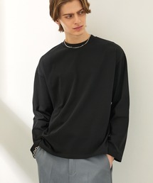 EASENCE | 【EASENCE】ボックスシルエット サイドスリット ベーシックロングスリーブTシャツ / UVカット＜COMFORT EDITシリーズ＞(Tシャツ/カットソー)