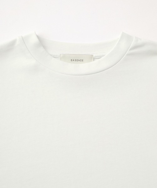 EASENCE（イーズエンス）の「【EASENCE】ボックスシルエット サイドスリット ベーシックロングスリーブTシャツ / UVカット＜COMFORT EDITシリーズ＞（Tシャツ/カットソー・メンズ・ホワイト/ダークグレー/モカ/ネイビー/ブラック・S/M/L）」の12枚目の写真