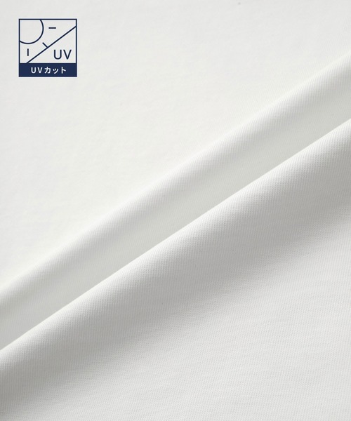 EASENCE（イーズエンス）の「【EASENCE】ボックスシルエット サイドスリット ベーシックロングスリーブTシャツ / UVカット＜COMFORT EDITシリーズ＞（Tシャツ/カットソー・メンズ・ホワイト/ダークグレー/モカ/ネイビー/ブラック・S/M/L）」の21枚目の写真