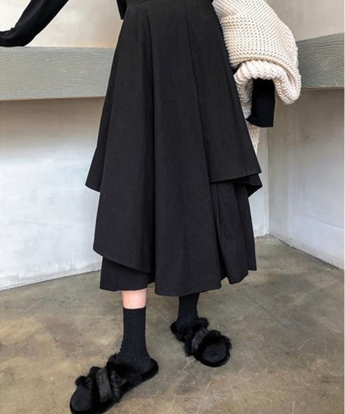Flugge(フラッジー)の「ランダムフレアパンツ(その他パンツ・レディース・ブラック/ブラウン・MEDIUM/LARGE)」の5枚目の写真