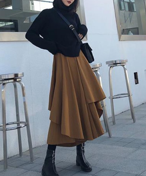 Flugge(フラッジー)の「ランダムフレアパンツ(その他パンツ・レディース・ブラック/ブラウン・MEDIUM/LARGE)」の10枚目の写真