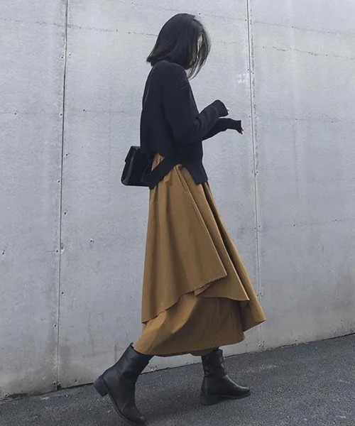 Flugge(フラッジー)の「ランダムフレアパンツ(その他パンツ・レディース・ブラック/ブラウン・MEDIUM/LARGE)」の13枚目の写真