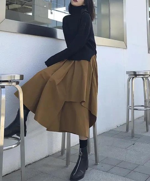Flugge(フラッジー)の「ランダムフレアパンツ(その他パンツ・レディース・ブラック/ブラウン・MEDIUM/LARGE)」の14枚目の写真
