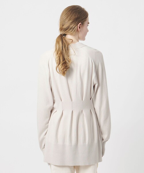 AEWEN MATOPH（イウエン マトフ）の「＜AEWEN MATOPH＞ウエストタックニットカーディガン ‐ウォッシャブル‐（カーディガン/ボレロ・レディース・ダークグレー/ナチュラル・FREE）」の16枚目の写真