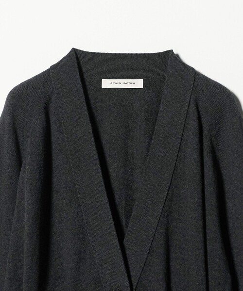 AEWEN MATOPH（イウエン マトフ）の「＜AEWEN MATOPH＞ウエストタックニットカーディガン ‐ウォッシャブル‐（カーディガン/ボレロ・レディース・ダークグレー/ナチュラル・FREE）」の19枚目の写真