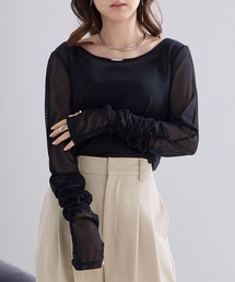 Elishe（エリシェ）の「シアギャザートップス（その他トップス）」