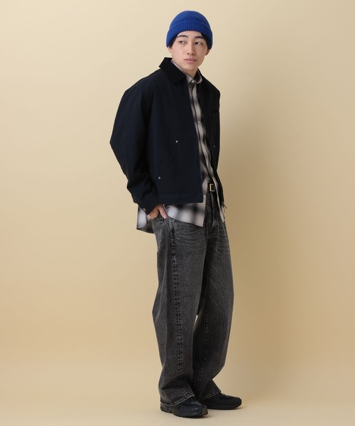 RAGEBLUE（レイジブルー）の「12oz Barrel Leg Super Buggy Denim pants/デニムバレルパンツ（デニムパンツ・メンズ・ダークグレー/ネイビー/ブルー・SMALL/MEDIUM/LARGE）」の6枚目の写真