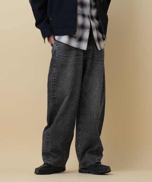 RAGEBLUE（レイジブルー）の「12oz Barrel Leg Super Buggy Denim pants/デニムバレルパンツ（デニムパンツ・メンズ・ダークグレー/ネイビー/ブルー・SMALL/MEDIUM/LARGE）」の8枚目の写真