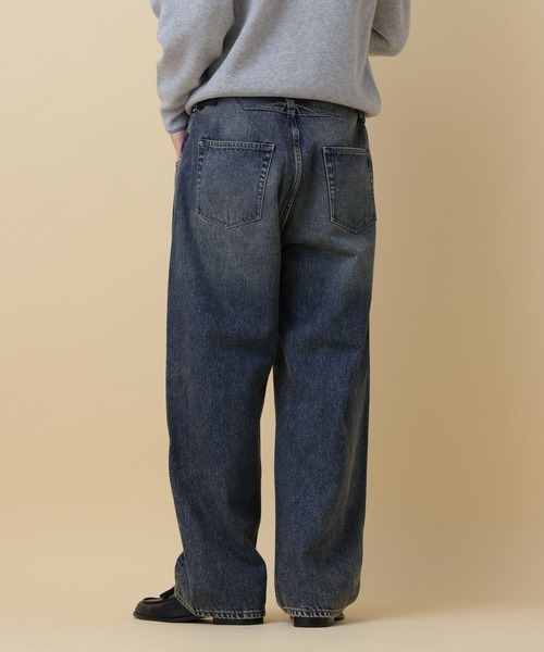RAGEBLUE（レイジブルー）の「12oz Barrel Leg Super Buggy Denim pants/デニムバレルパンツ（デニムパンツ・メンズ・ダークグレー/ネイビー/ブルー・SMALL/MEDIUM/LARGE）」の13枚目の写真