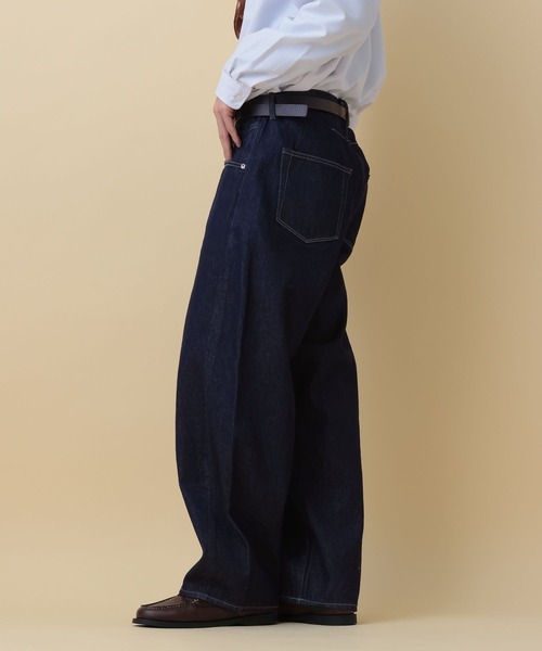 セール】12oz Barrel Leg Super Buggy Denim pants/デニムバレルパンツ