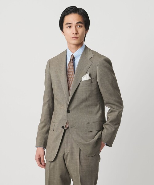 UNITED ARROWS(ユナイテッドアローズ)の「山栄 ハウンドトゥース シングル 3ボタン スーツ REGULAR MODEL(セットアップ・メンズ・ブラウン系・50/46/48)」の3枚目の写真