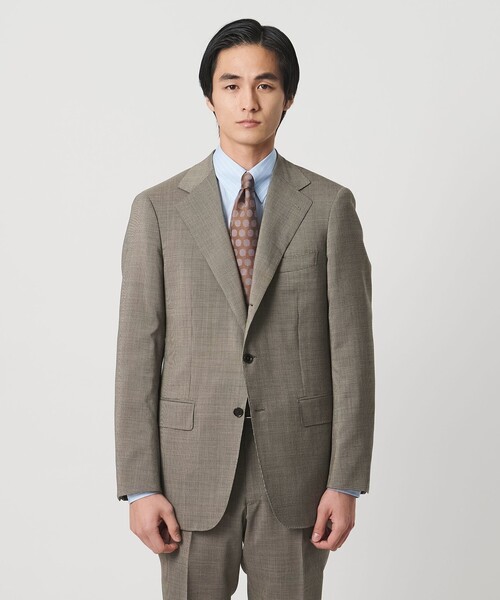 UNITED ARROWS(ユナイテッドアローズ)の「山栄 ハウンドトゥース シングル 3ボタン スーツ REGULAR MODEL(セットアップ・メンズ・ブラウン系・50/46/48)」の4枚目の写真