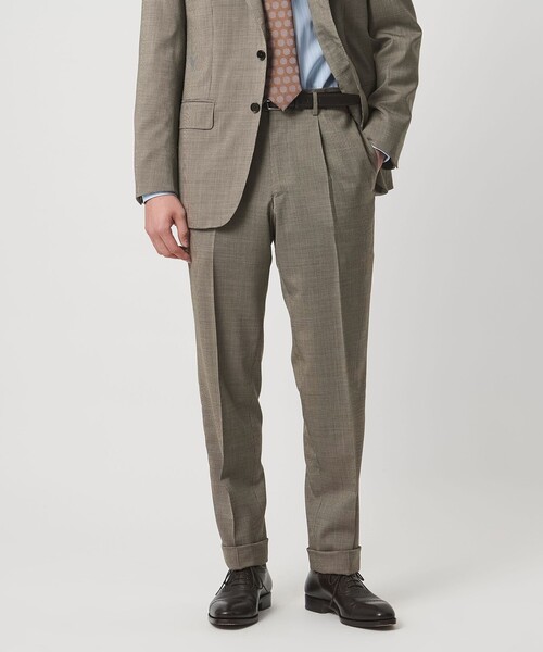 UNITED ARROWS(ユナイテッドアローズ)の「山栄 ハウンドトゥース シングル 3ボタン スーツ REGULAR MODEL(セットアップ・メンズ・ブラウン系・50/46/48)」の7枚目の写真