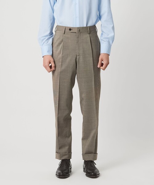 UNITED ARROWS(ユナイテッドアローズ)の「山栄 ハウンドトゥース シングル 3ボタン スーツ REGULAR MODEL(セットアップ・メンズ・ブラウン系・50/46/48)」の8枚目の写真