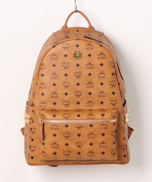 MCM（エムシーエム）の「MCM/エムシーエム/Stark Studs Backpack MED（バックパック/リュック・レディース・キャメル/ブラック・M）」の18枚目の写真