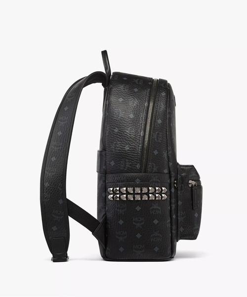 MCM（エムシーエム）の「MCM/エムシーエム/Stark Studs Backpack MED（バックパック/リュック・レディース・キャメル/ブラック・M）」の3枚目の写真