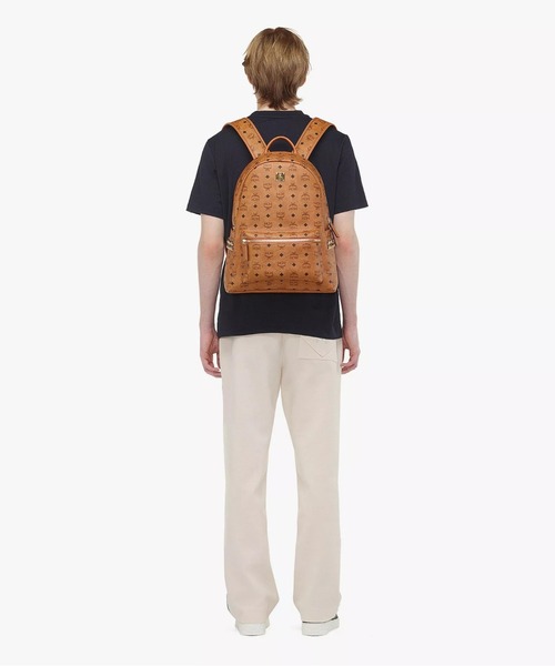 MCM（エムシーエム）の「MCM/エムシーエム/Stark Studs Backpack MED（バックパック/リュック・レディース・キャメル/ブラック・M）」の15枚目の写真